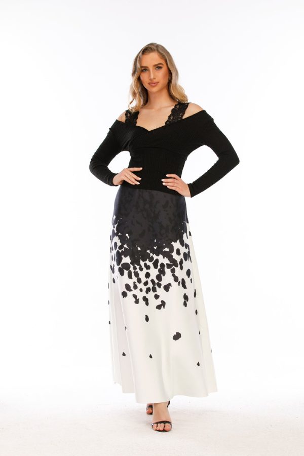 Black & White Long Skirt